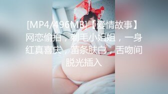 [MP4/496MB]【爱情故事】网恋偷拍，剃毛小姐姐，一身红真喜庆，苗条肤白，舌吻间脱光插入