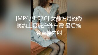 [MP4/ 1.07G] 女神悦月的微笑约土豪玩户外车震 最后摘套直接内射