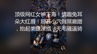 顶级网红女神下海！情趣兔耳朵大红唇！掰开小穴假屌磨蹭，抬起美腿深插，无毛骚逼骑坐