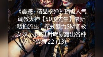 《震撼☛精品核弹》顶级人气调教大神【50度先生】最新私拍流出，花式暴力SM调教女奴，群P插针喝尿露出各种花样22 (13)