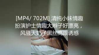 [MP4/ 702M] 清纯小妹情趣扮演护士情趣大辫子好漂亮，风骚大奶子黑丝高跟诱惑